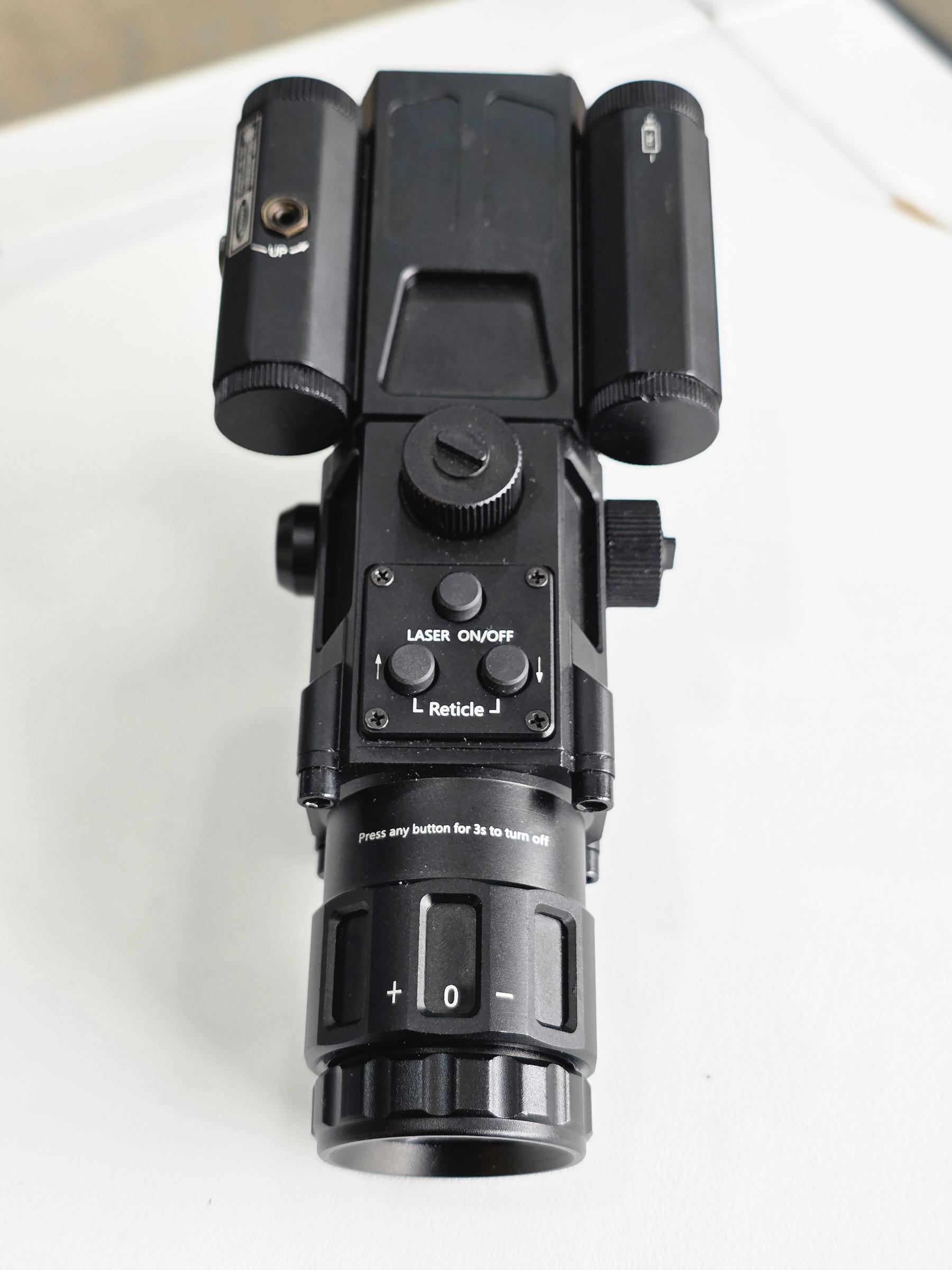 4X32 Prism Optics Rifle Scope with Red Laser | Scope For Air Guns - khan American Tools