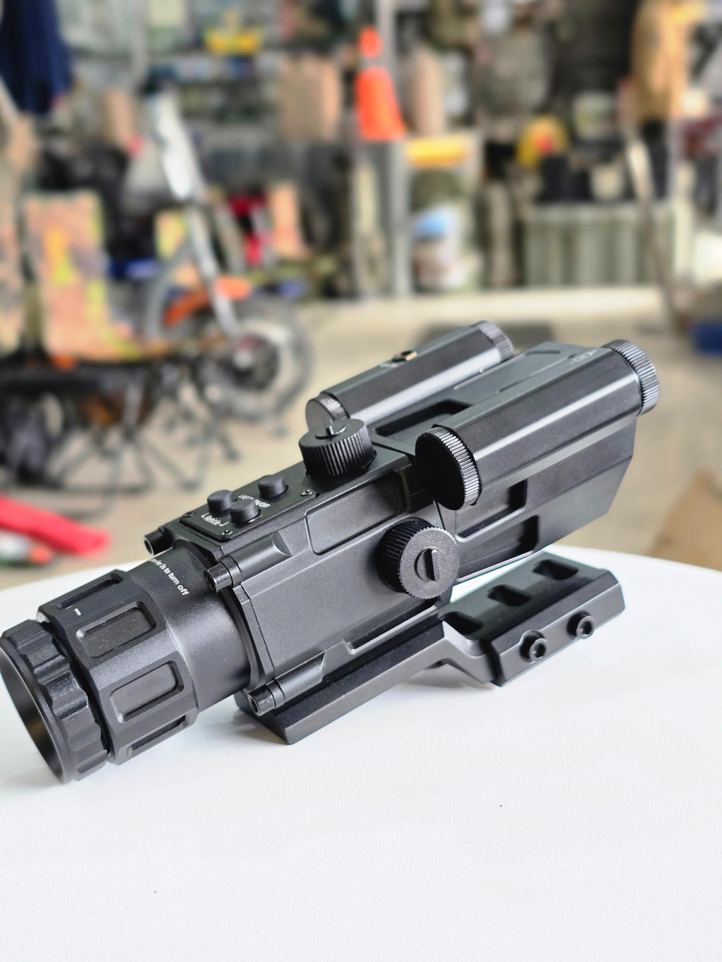 4X32 Prism Optics Rifle Scope with Red Laser | Scope For Air Guns - khan American Tools