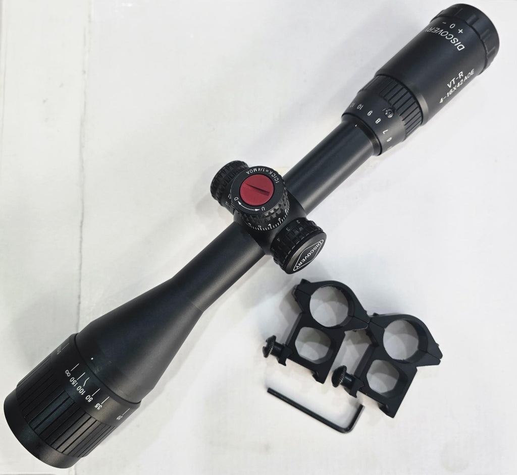 Black Discovery Optics Scope VT-R 4-16X42 AOE | Scope For Air Gun - khan American Tools