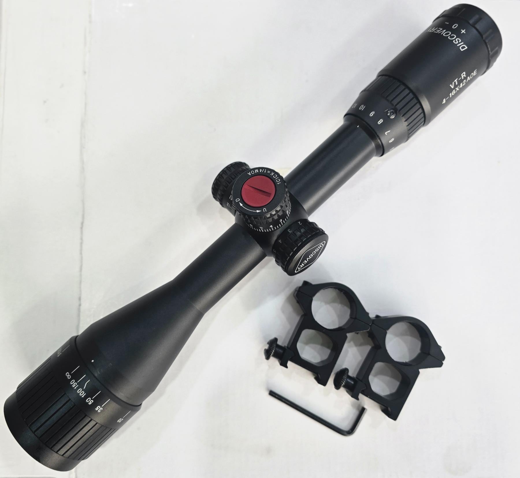 Black Discovery Optics Scope VT-R 4-16X42 AOE | Scope For Air Gun - khan American Tools