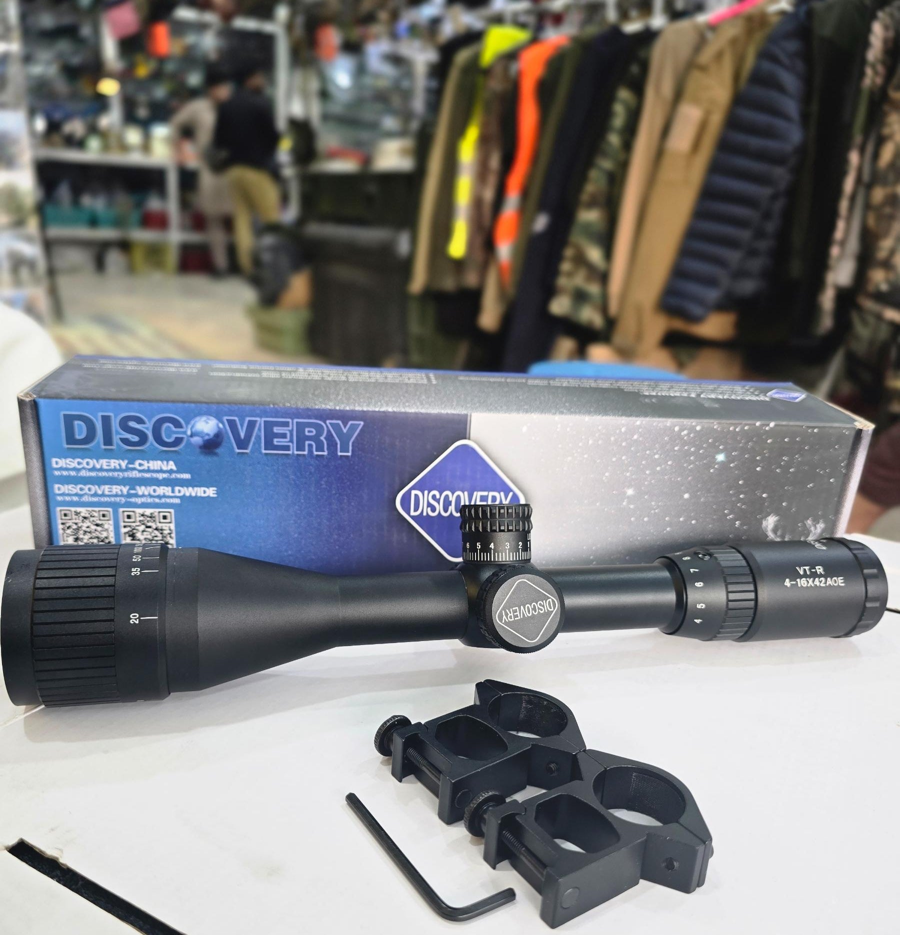 Black Discovery Optics Scope VT-R 4-16X42 AOE | Scope For Air Gun - khan American Tools