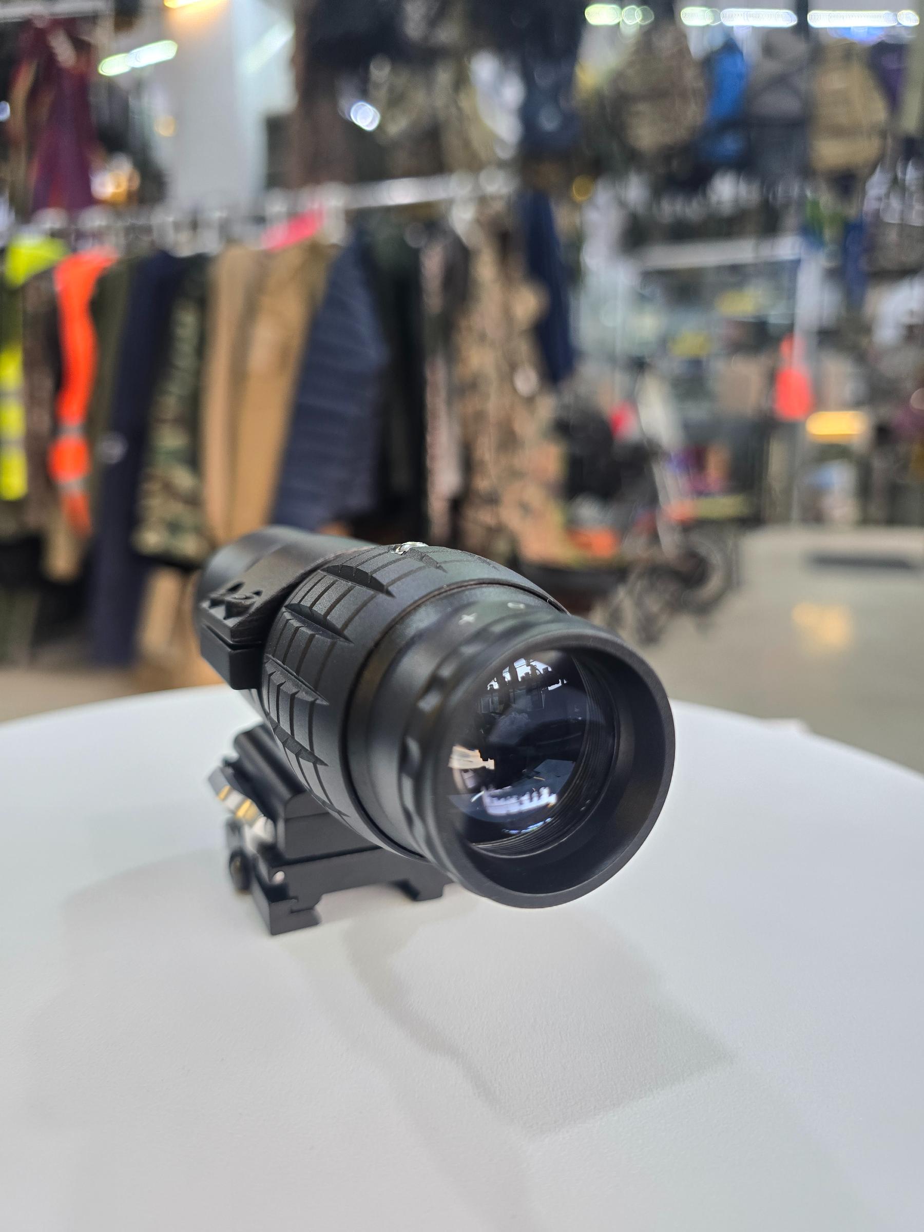 Tactical 3x30mm 3X Magnifier Metal Optics Scope Sight | 3X Magnifier Type Sight Scope With Flip-up Mount - khan American Tools