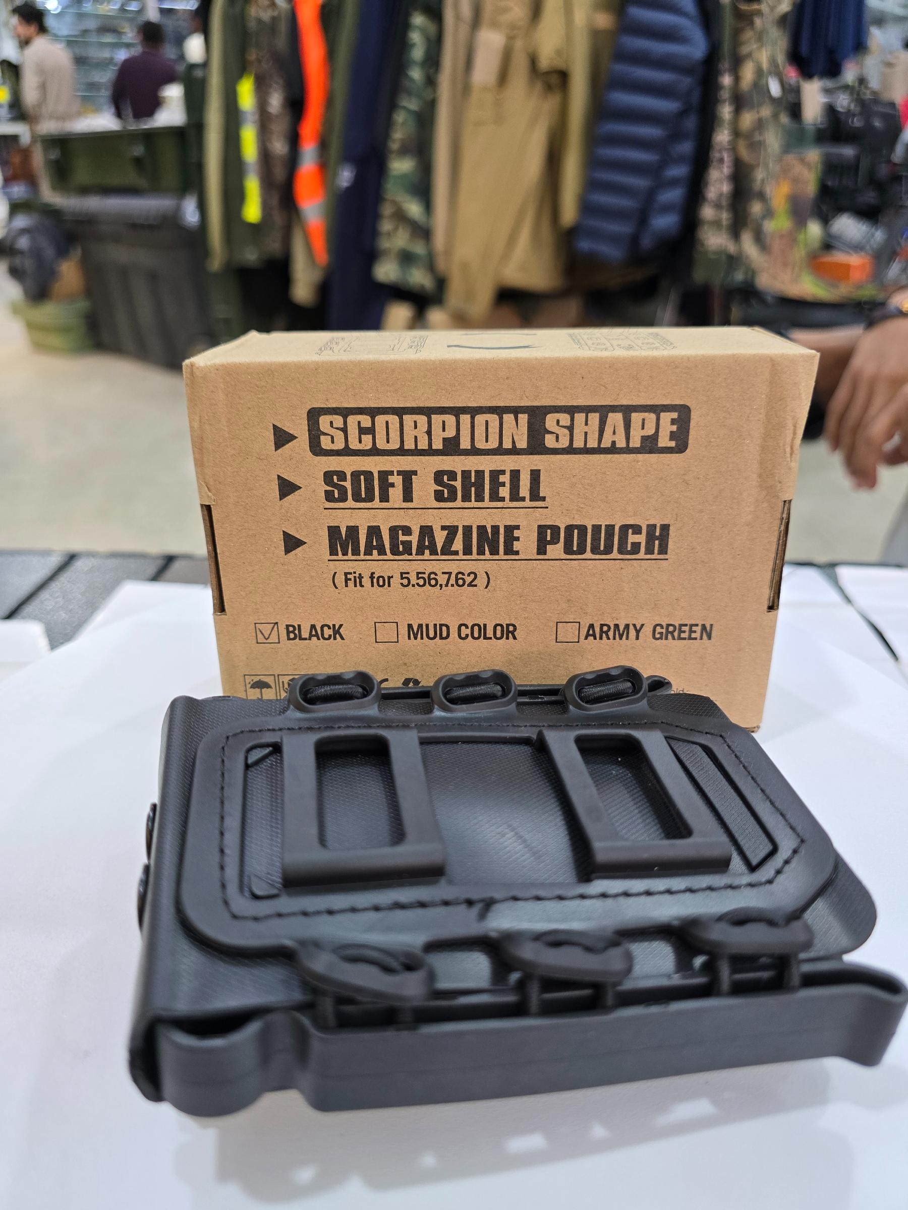 Scorpian Shape Magazine Pouch | Magazine Pouch Fit For 5.56 & 7.62 M4 Gun - khan American Tools