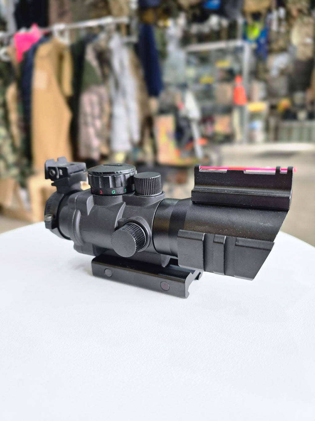 Tactical 4X32 Rifle Scope Fiber Optic Sight - khan American Tools