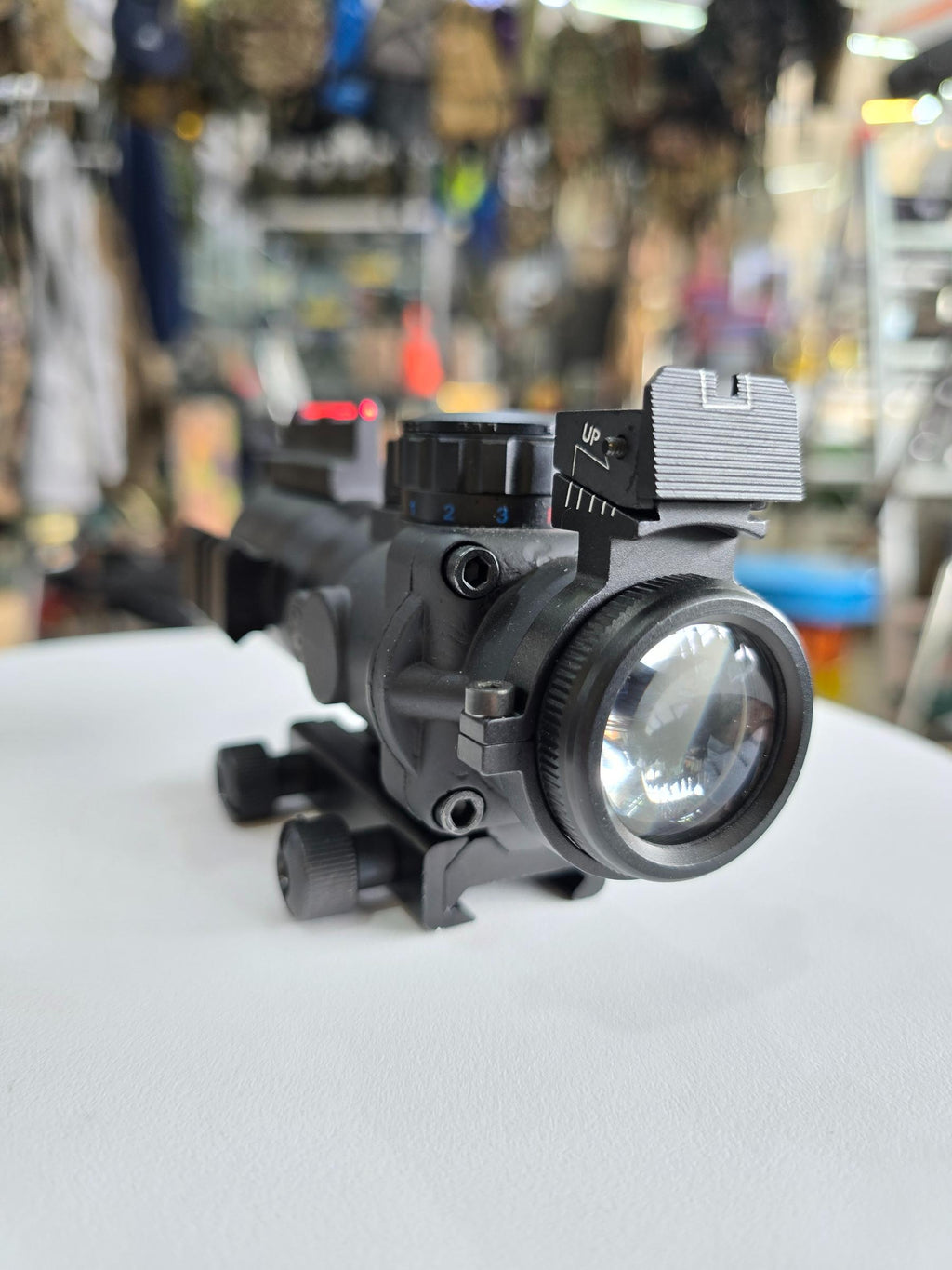 Tactical 4X32 Rifle Scope Fiber Optic Sight - khan American Tools