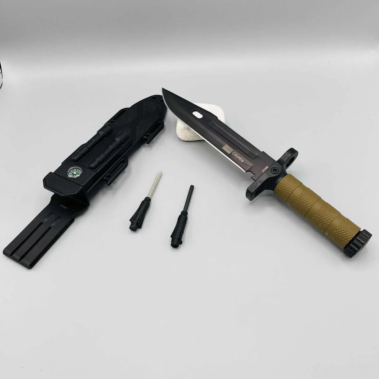 Colombia 2358B Multifunctional Dagger | 7.5 Inches Carbon Steel Blade Dagger - khan American Tools