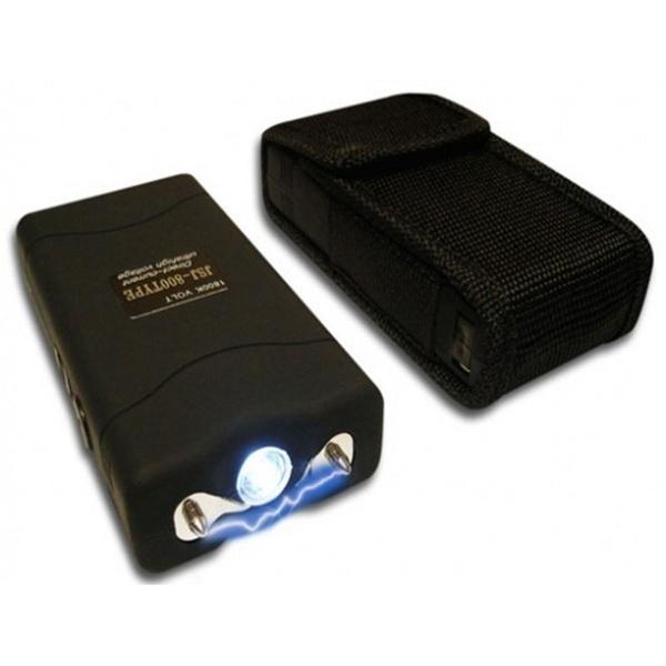800 Type Self Defense Stun Gun With Flashlight | High Voltage Portable Taser - khan American Tools