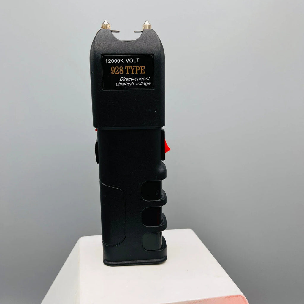 928 Type Self Defense Stun Gun | Rechargeable Taser with Flashlight - khan American Tools