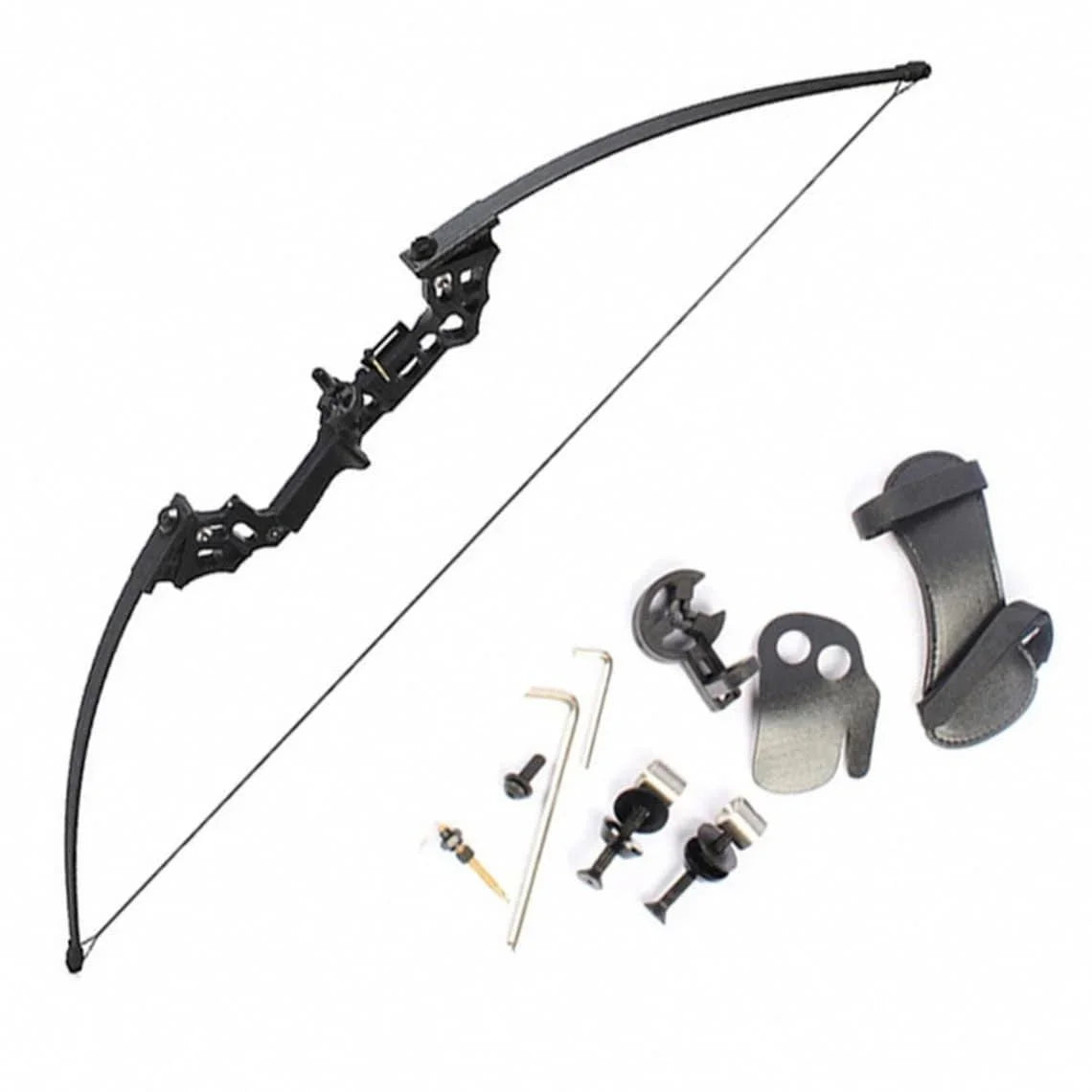 Straight Pull Hunting Competition Long Bow | Archery Bow For Target Shooting - khan American Tools