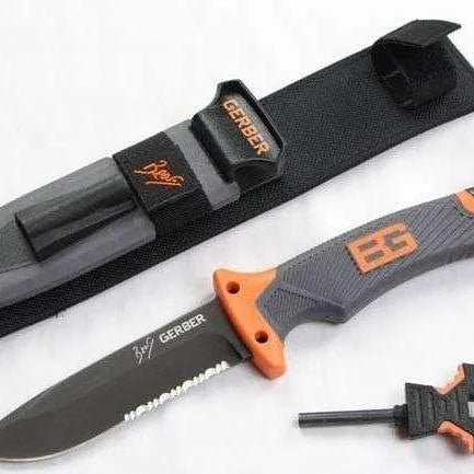 Bear Grylls Ultimate Fixed Blade Knife | Bear Grylls Fixed Blade Survival Knife - khan American Tools