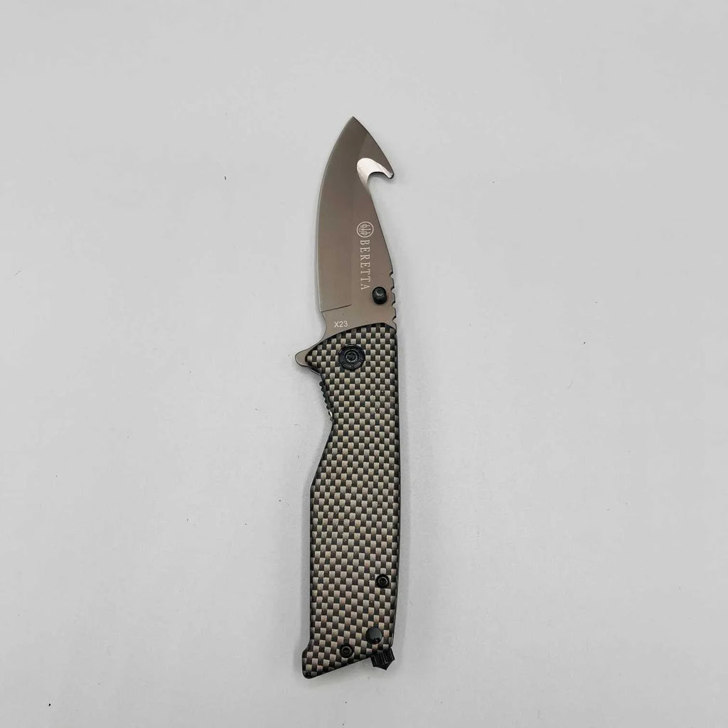 Beretta X23 Chamois Fixed Blade Knife | Survival Knife with 3.5 Inches Blade - khan American Tools