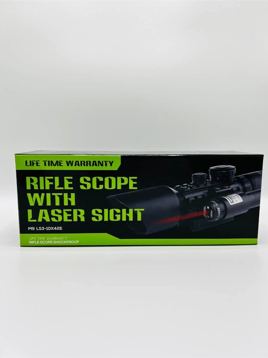 LS3-10x42E Scope with Laser Sight - khan American Tools