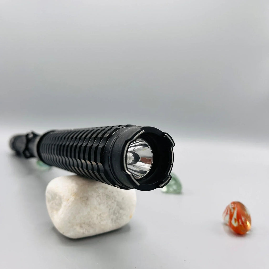HY-X10 Baton Self Defense Stun gun | Taser with Bright LED Flashlight - khan American Tools