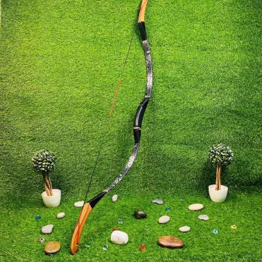 Mongol PB-009 Recurve Bow | Fiberglass and Mulberry wood Arrow Bow - khan American Tools