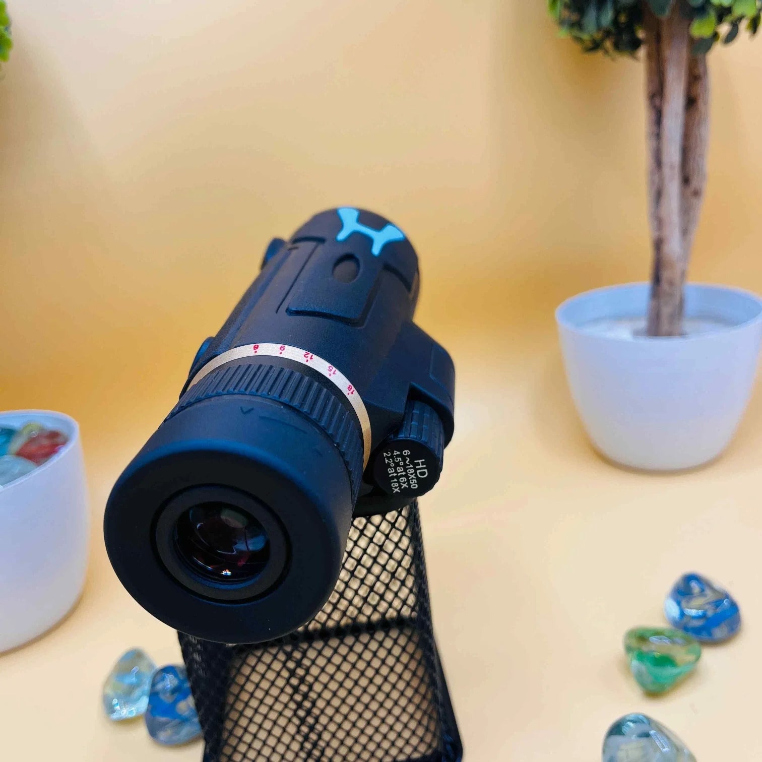 Monocular Portable Telescope 12x50 | HD -Green BAK4 Prism Telescope | Premium Quality Telescope - khan American Tools