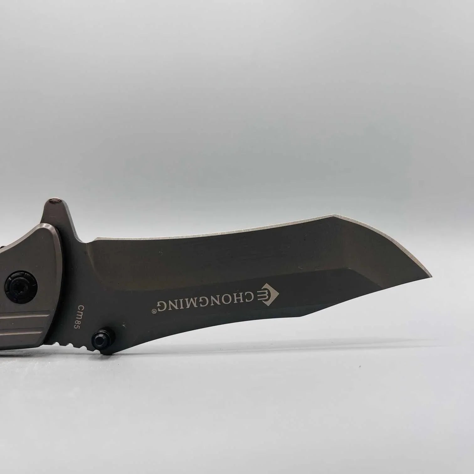 Chongming CM85 Extreme Ops Folding Knife | Pocket Size Carbon Steel Blade - khan American Tools