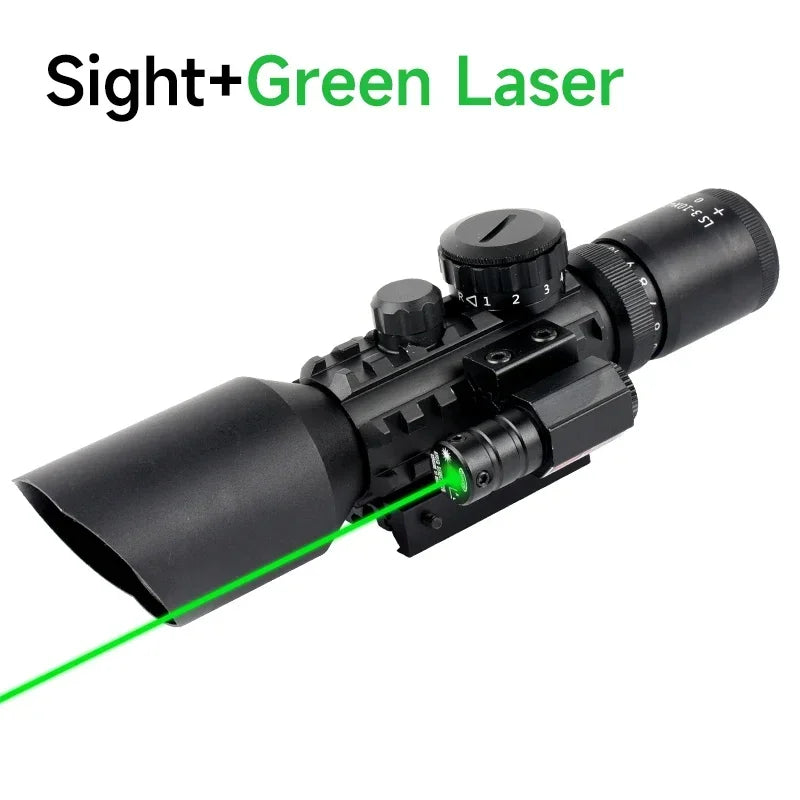 LS3-10x42E Scope with Laser Sight - khan American Tools