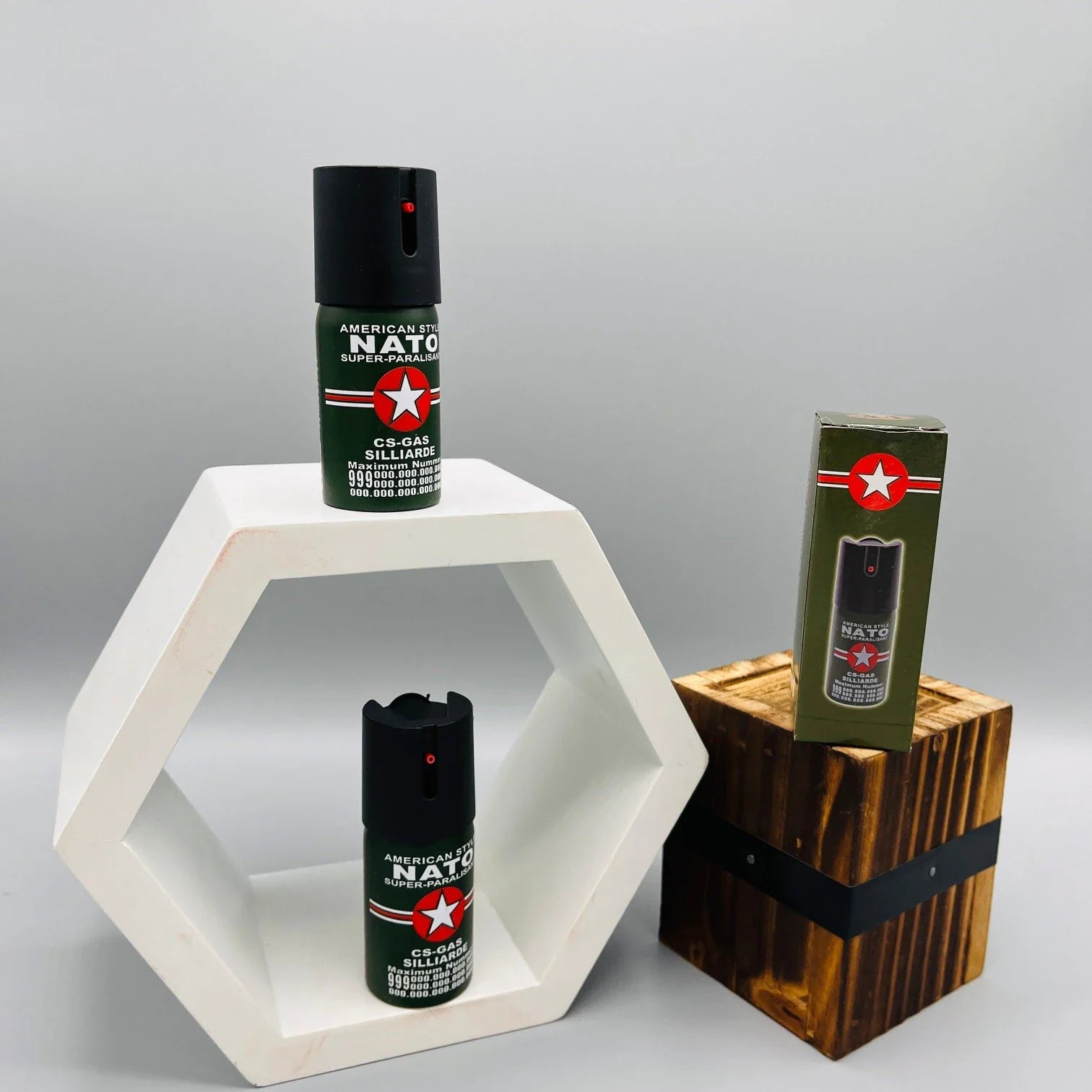 American Style NATO Super Paralyzing Self Defensive Pepper Spray | High Quality Pepper Spray - khan American Tools