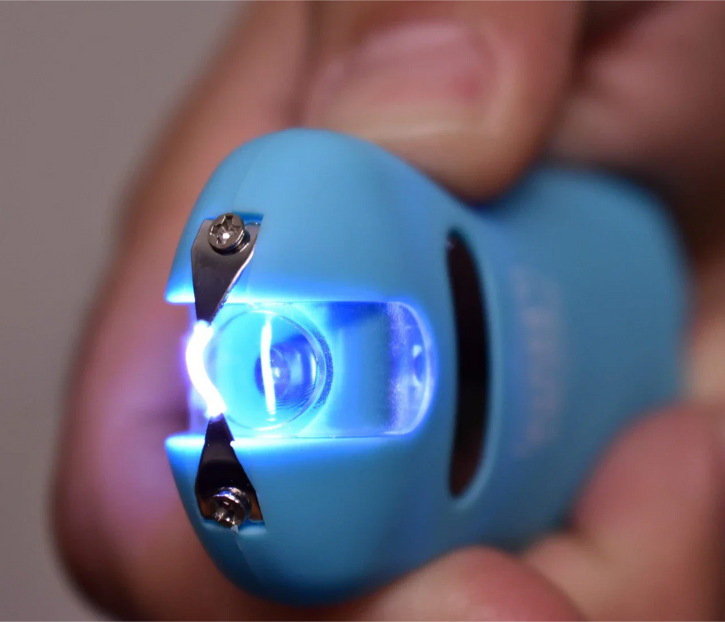 Self Defense Stun Gun S-1005 With LED Flashlight | High Voltage 2 in 1 Taser - khan American Tools