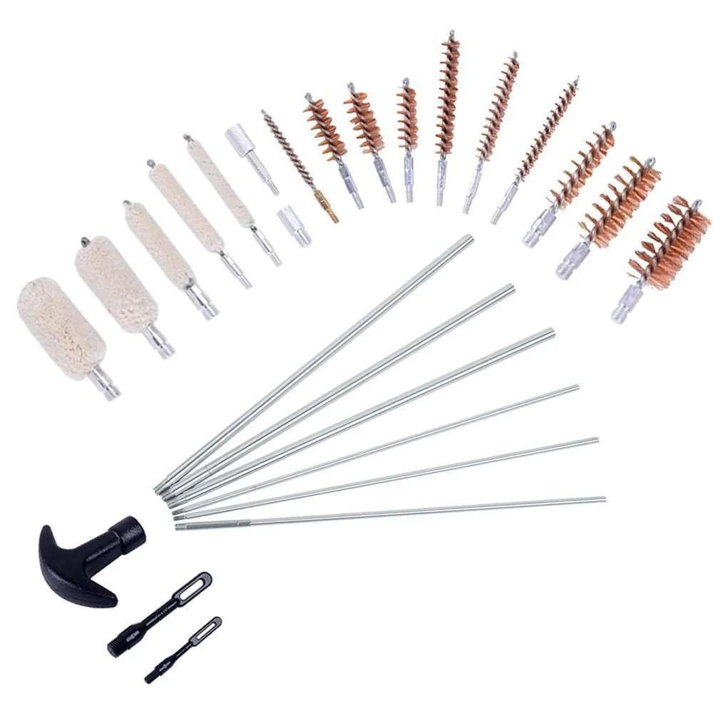 Universal Gun Cleaning Kit 28 Piece | Universal Gun cleaning kit for All Types Of Guns - khan American Tools