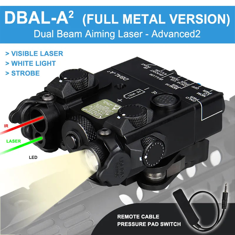 Metal Dbal-A2 Green Laser and White Light | Metal Green Laser For Air Gun - khan American Tools