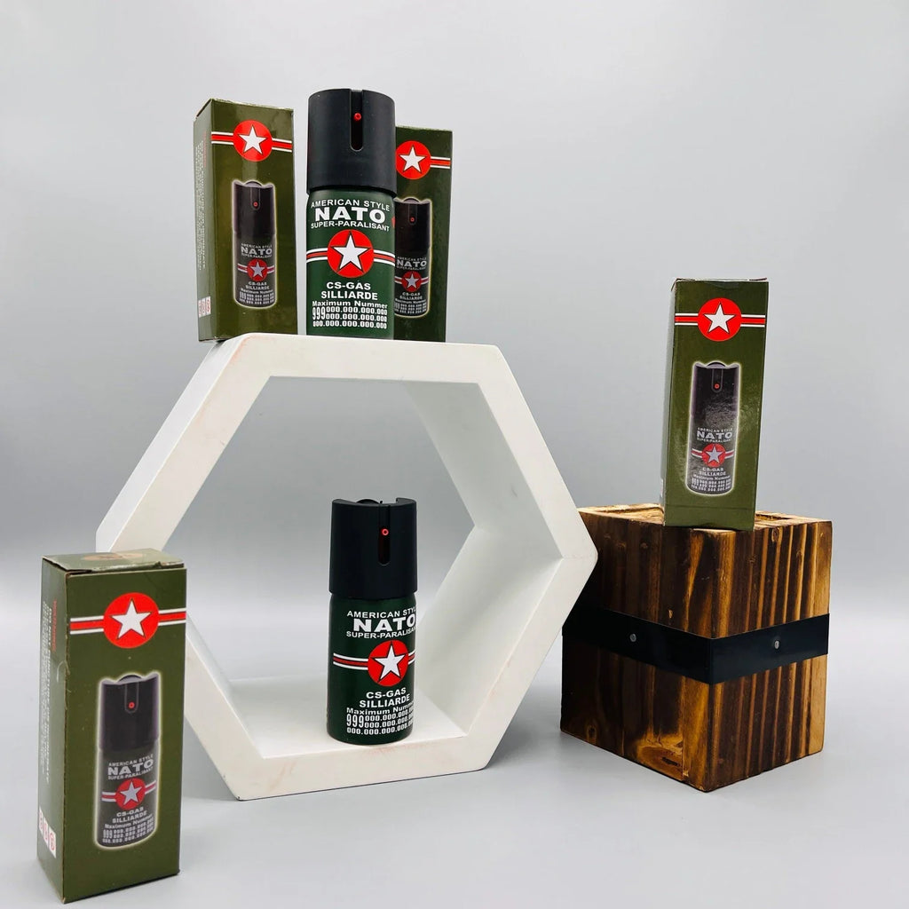 American Style NATO Super Paralyzing Self Defensive Pepper Spray | High Quality Pepper Spray - khan American Tools